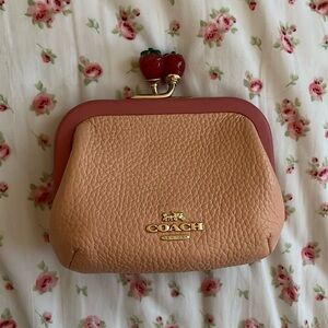 Coach Nora Strawberry Kisslock Cardcase